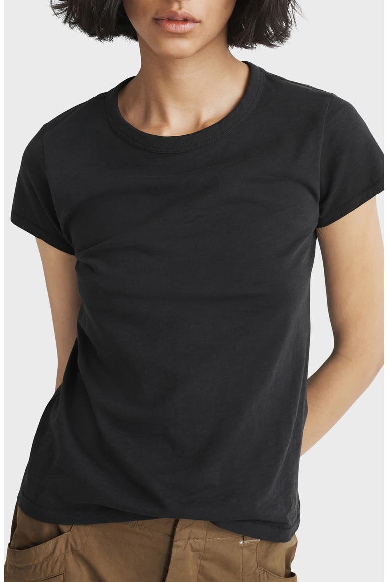The Slub Tee, Alternate, color, BLACK