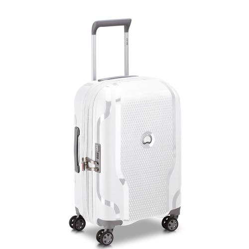 Delsey Paris Clavel Hardside Carry-on Expandable Luggage With Spinner Wheels In White