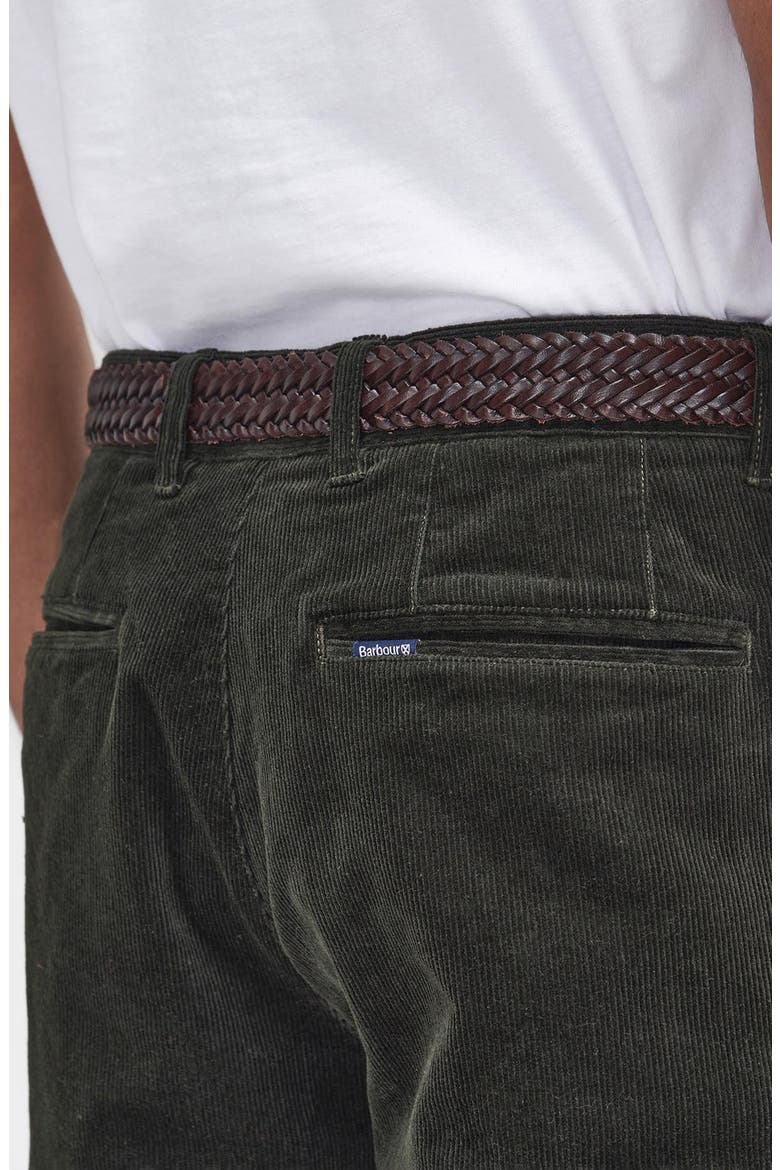 Tailored Fit Cotton Stretch Corduroy Chinos, Alternate, color, FOREST