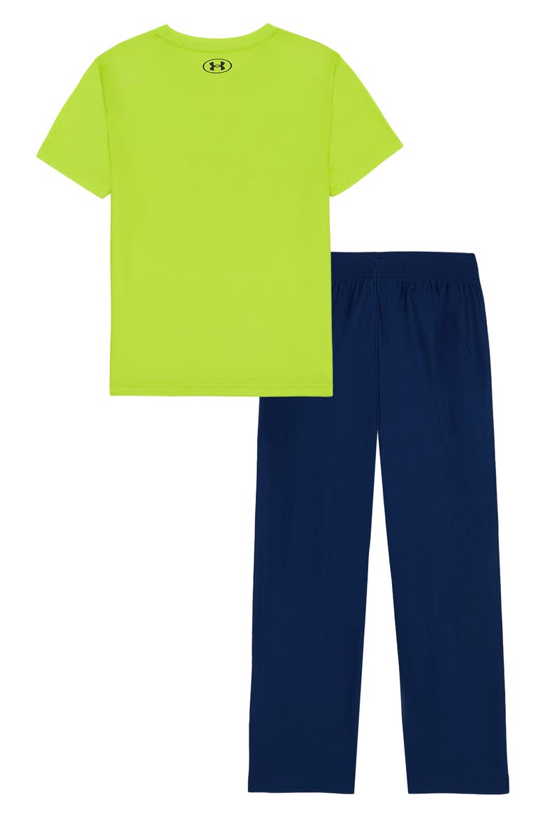Kids' Sports T-Shirt & Pants Set, Alternate, color, GREEN CITRINE