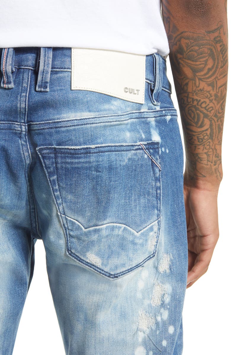 Cult of Individuality Rocker Men's Slim Fit Jeans, Alternate, color, Dune