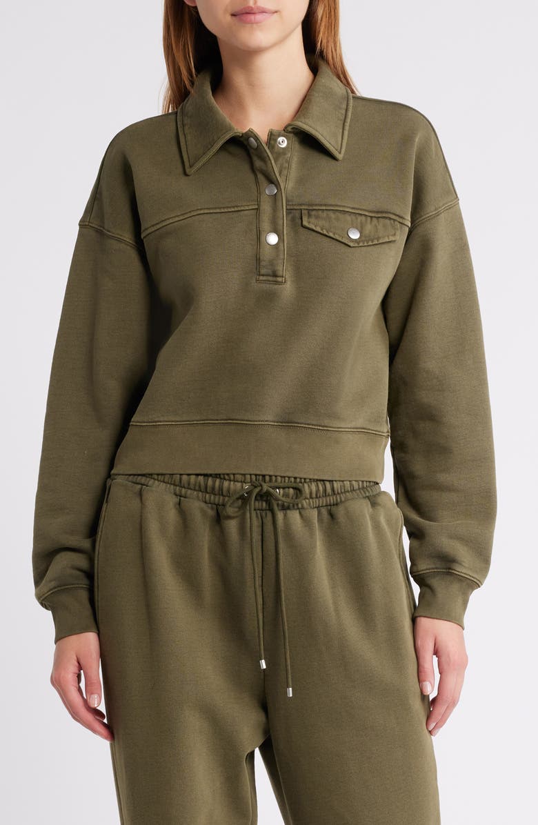 FRAME Polo Sweatshirt, Main, color,