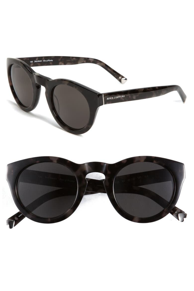 Shades of Couture by Juicy Couture 'Era' Retro Sunglasses, Main, color, SPOTTY BLACK
