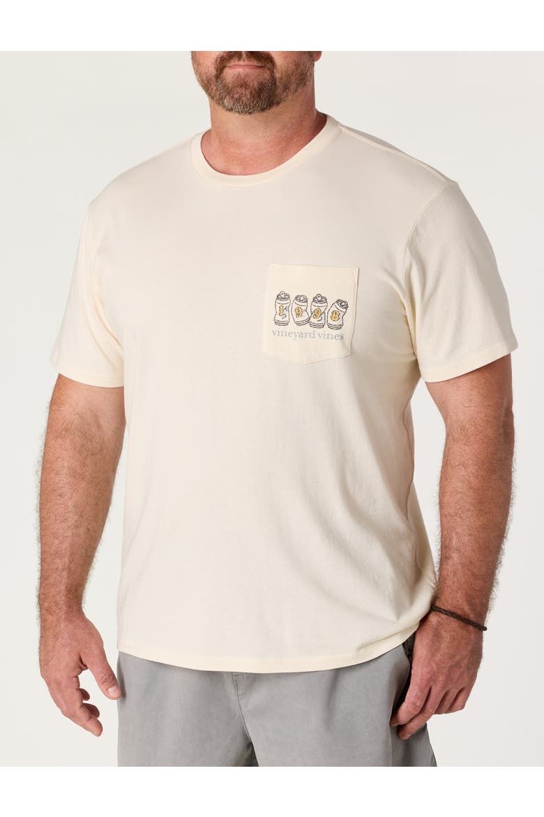 Big & Tall Since 1998 Beer Can Pocket T-Shirt, Alternate, color, MARSHMELLOW