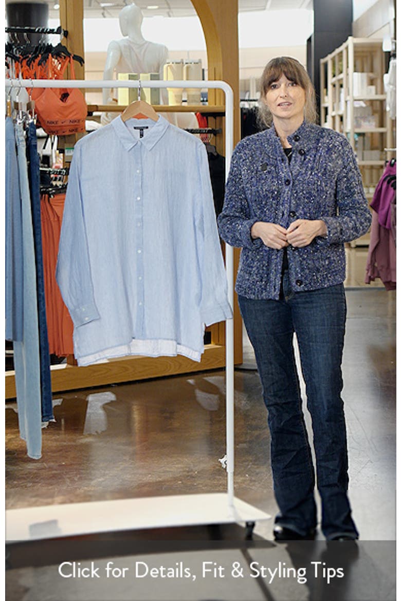 Crinkled Organic Linen Button-Up Shirt video