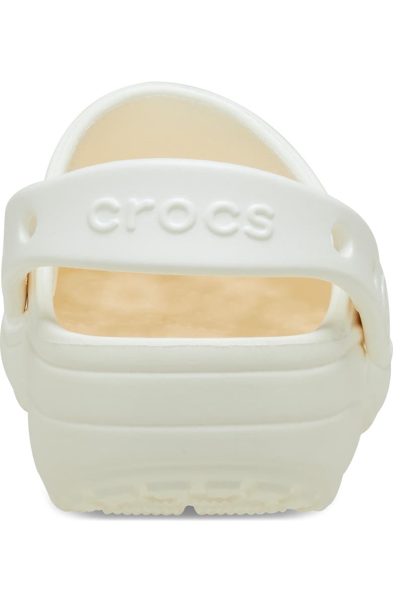 CROCS Kids' Classic Floral Cutout Clog, Alternate, color, Chalk