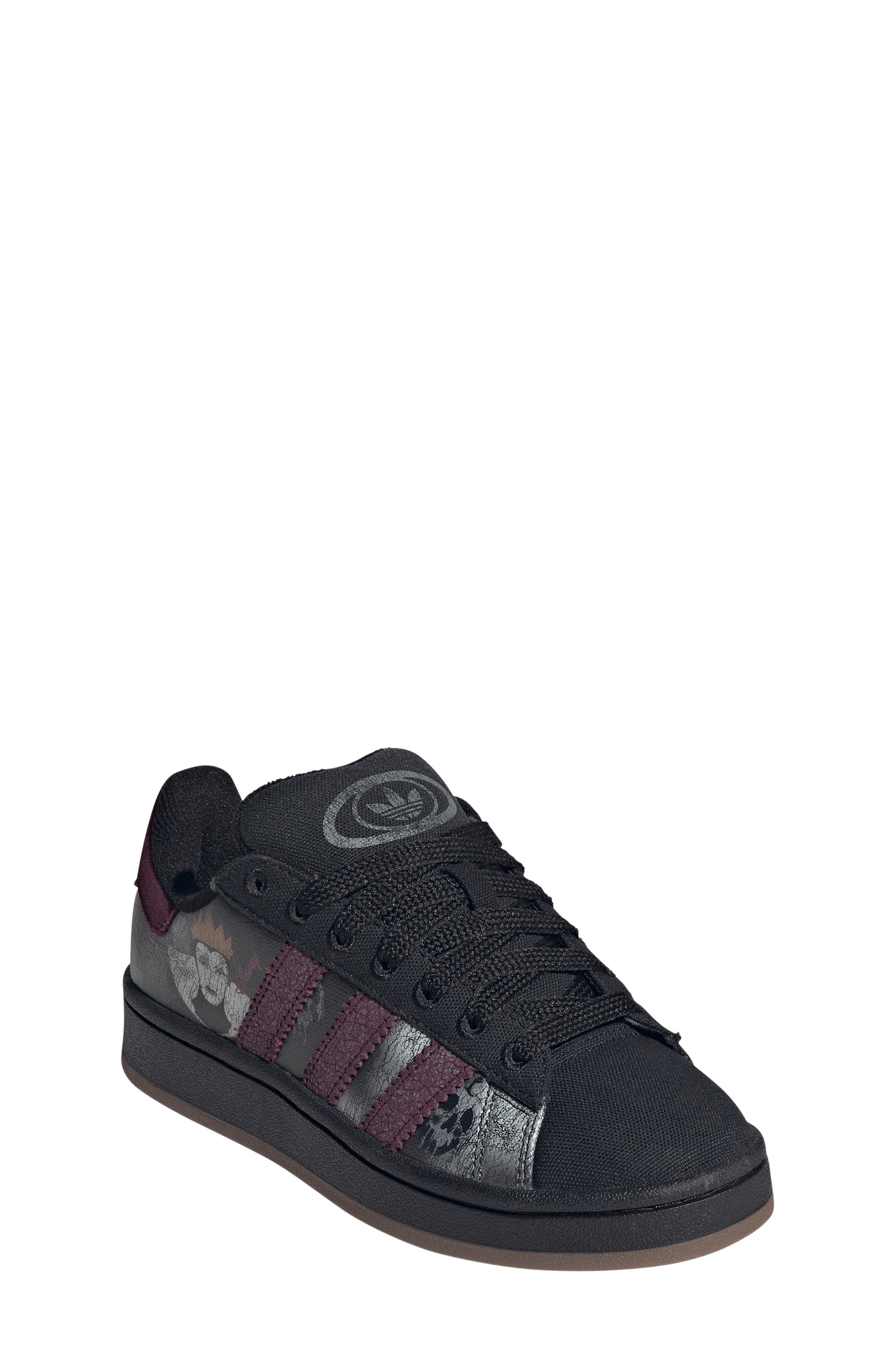 Kids' Campus 00s Sneaker, Main, color, CORE BLACK/ MAROON/ GUM