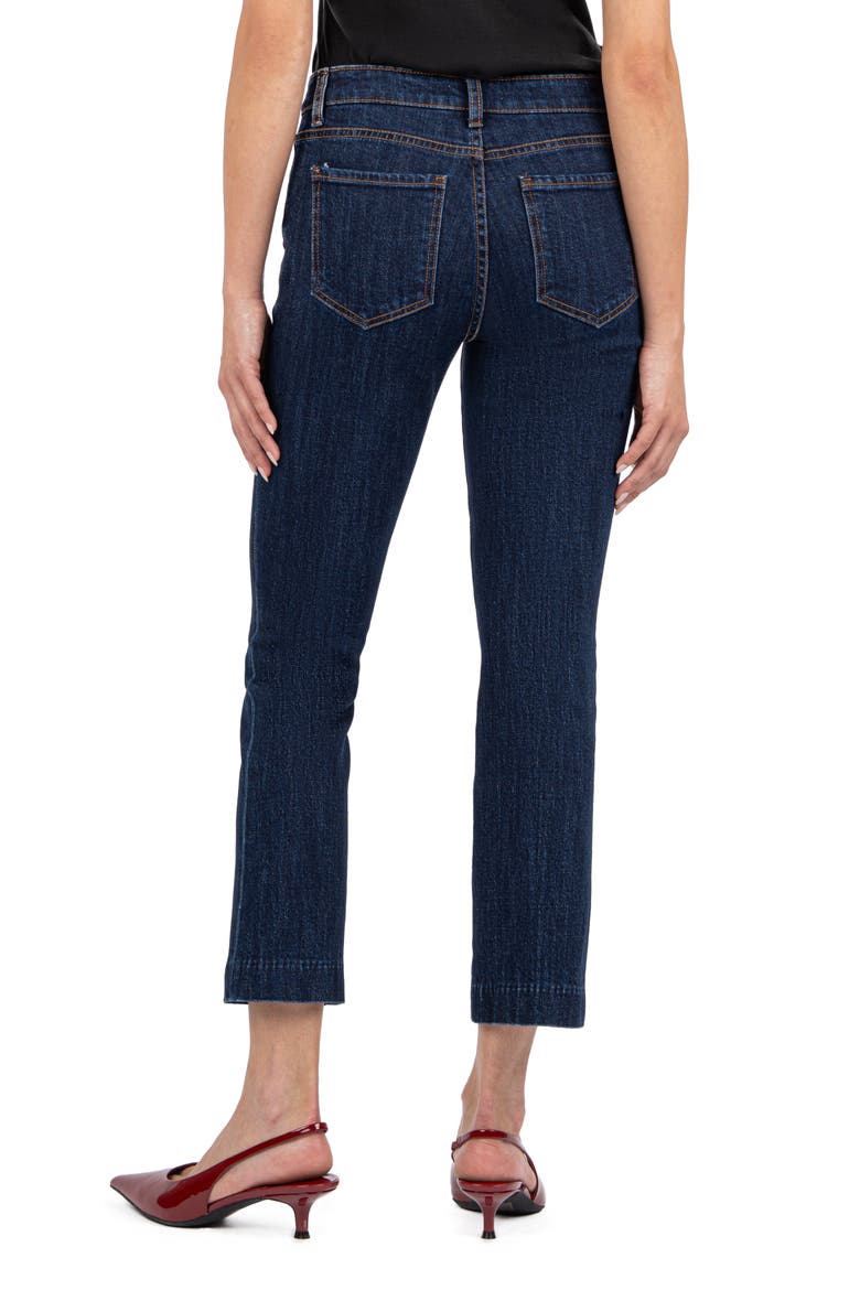 Reese High Waist Ankle Straight Leg Jeans, Alternate, color, HARNESS