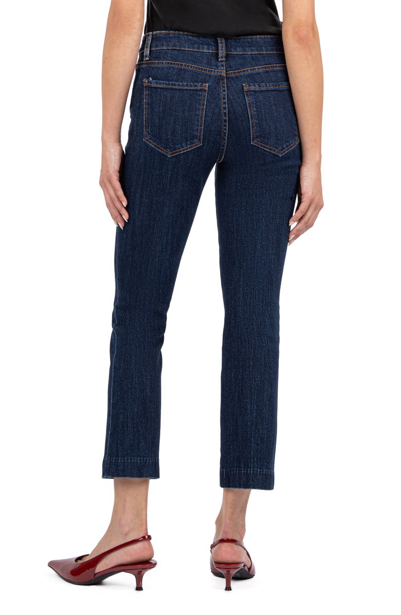 KUT from the Kloth Reese High Waist Ankle Straight Leg Jeans, Alternate, color, Harness