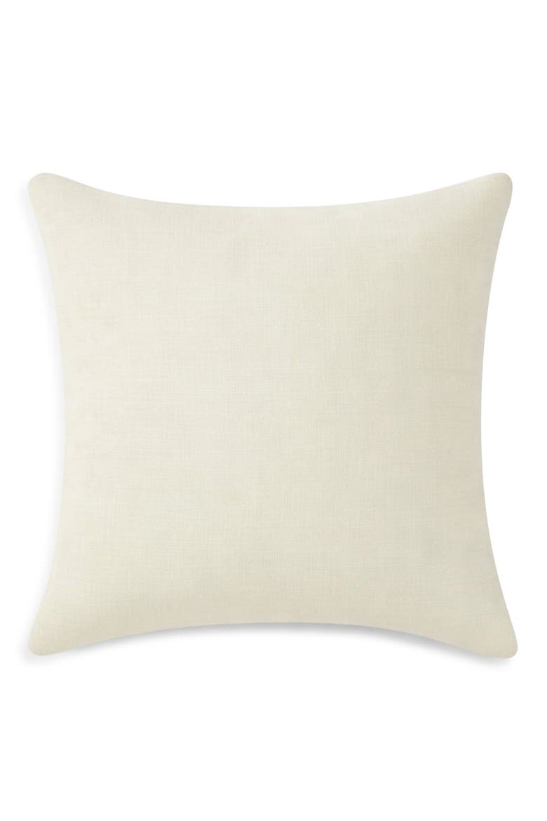 Palm Leaf Embroidered Throw Pillow, Alternate, color, NAVY / OFF WHITE