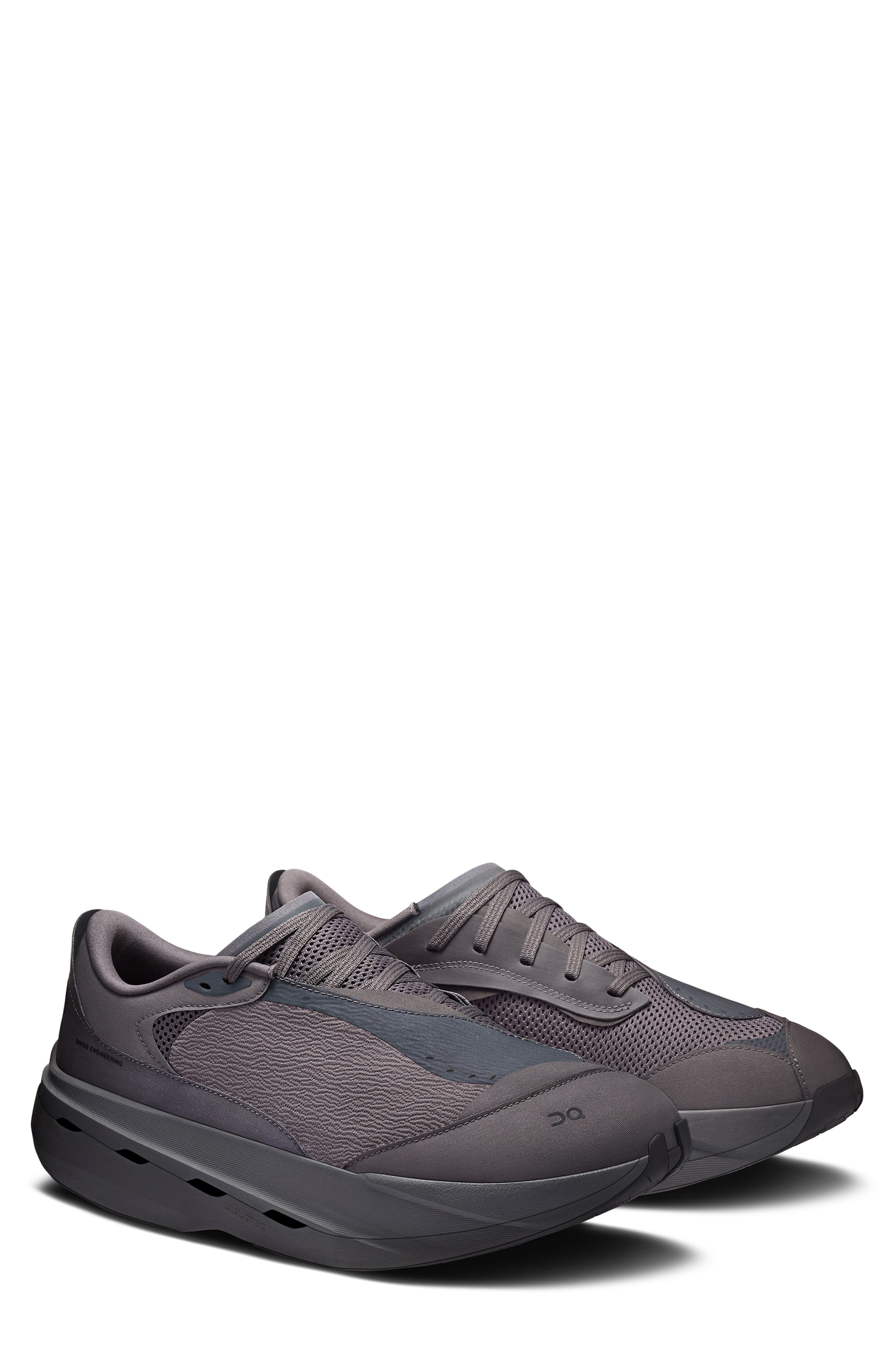On x PAF Cloudboom Volt Running Shoe, Main, color, Ember/ Pebble