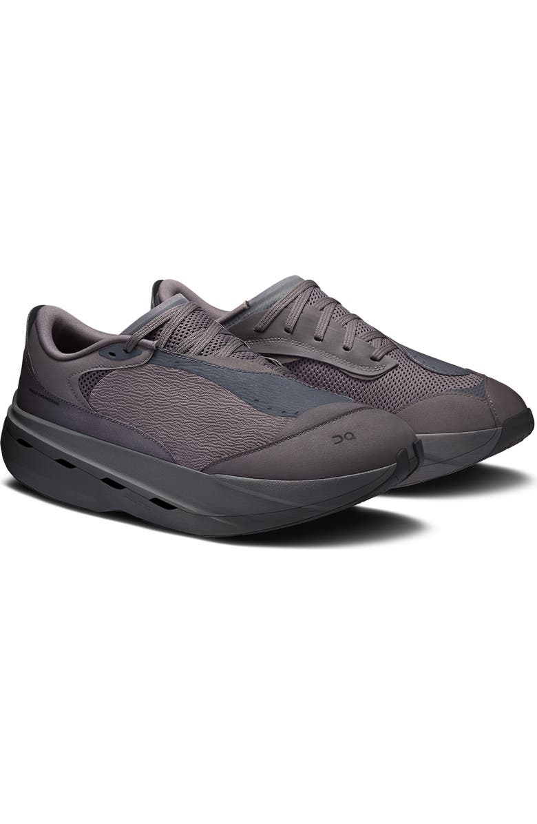On x PAF Cloudboom Volt Running Shoe, Main, color, Ember/ Pebble