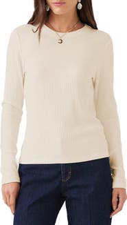 Karen Kane Ribbed Long Sleeve Top