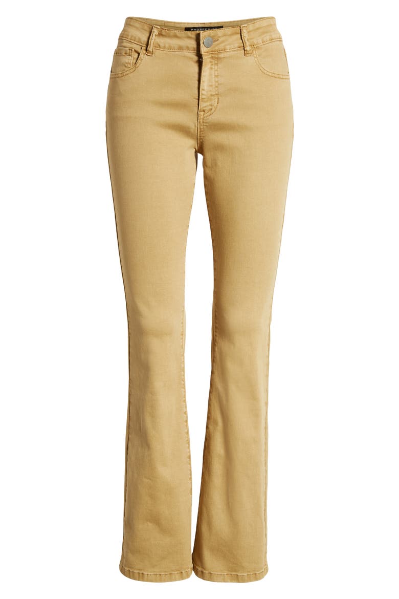 Flare Jeans, Alternate, color, MUSTARD