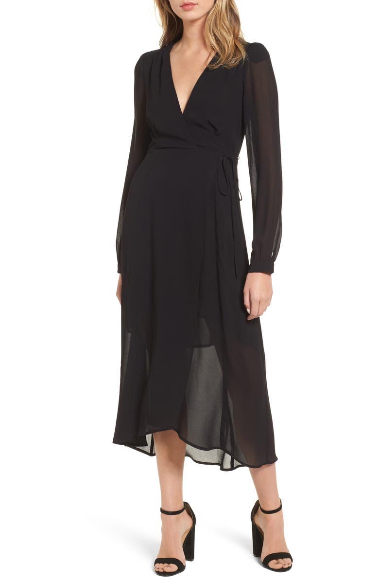 ASTR the Label Nikki Wrap Dress, Main, color,