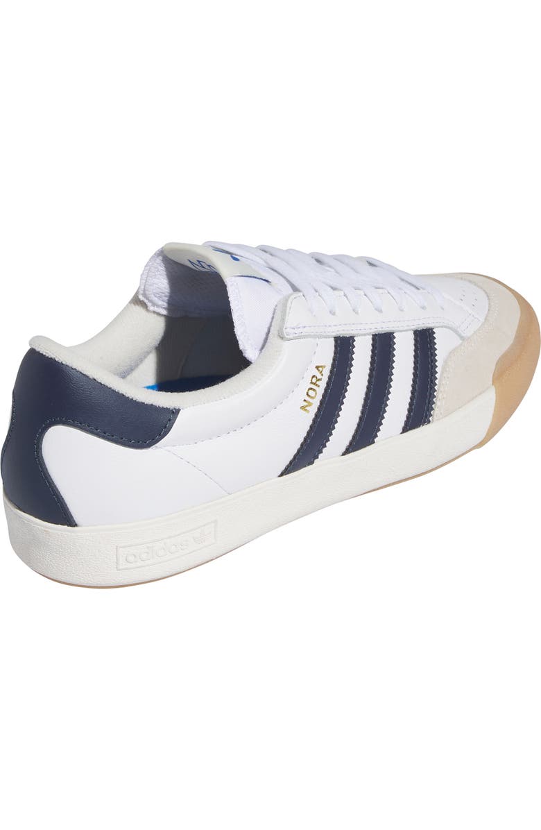 adidas Nora Sneaker, Alternate, color, White/ Navy/ White