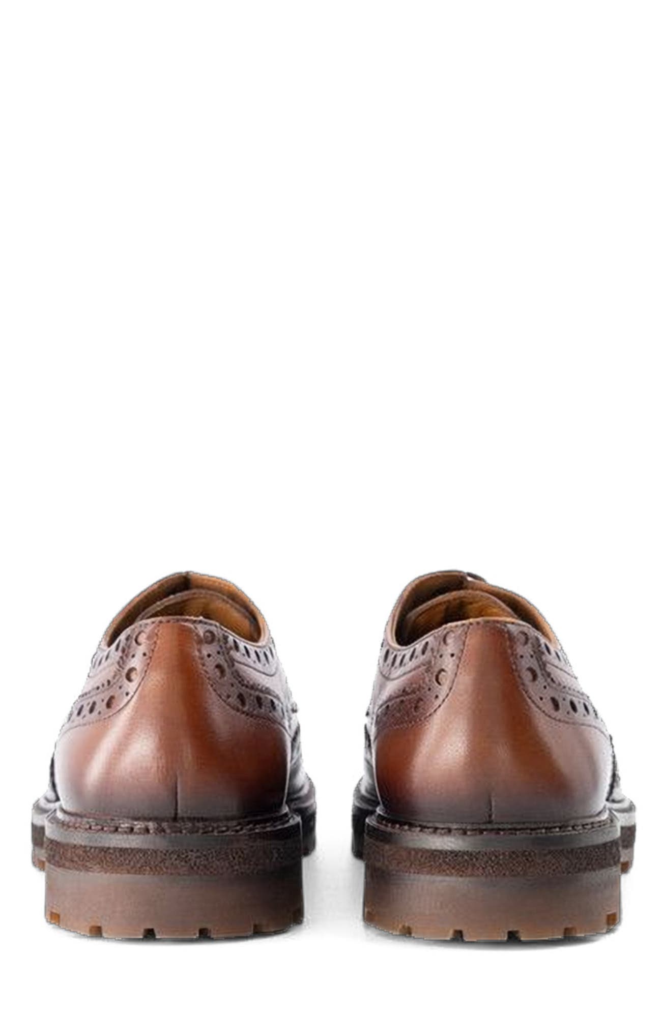 Prescott Wingtip Derby, Alternate, color, Tan Leather