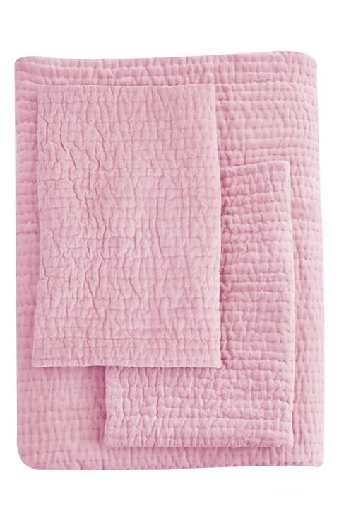 Tamara Velour Quilt 3-Piece Set