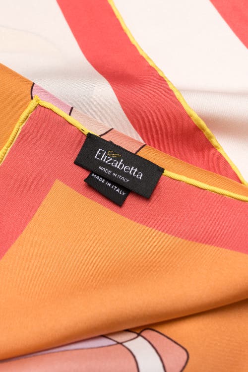 Elizabetta Julia In Peach And Tangerine