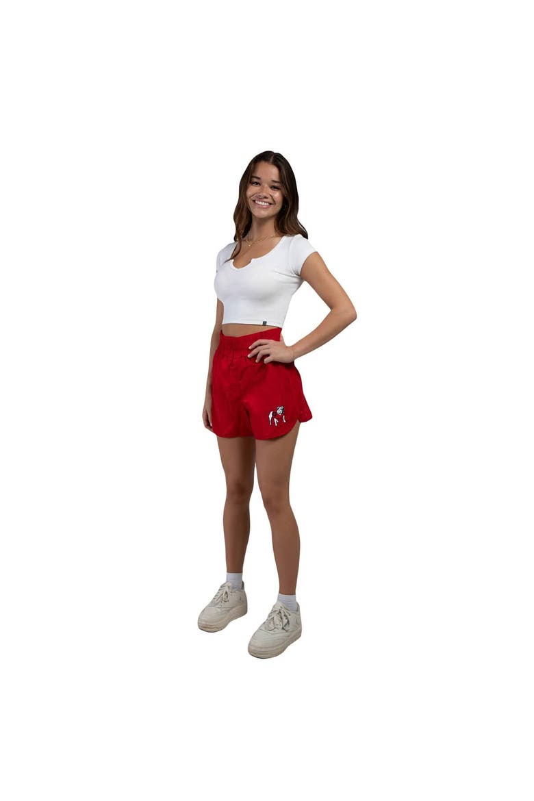 Women's Hype and Vice  Red Georgia Bulldogs Boxer Shorts, Alternate, color, Red