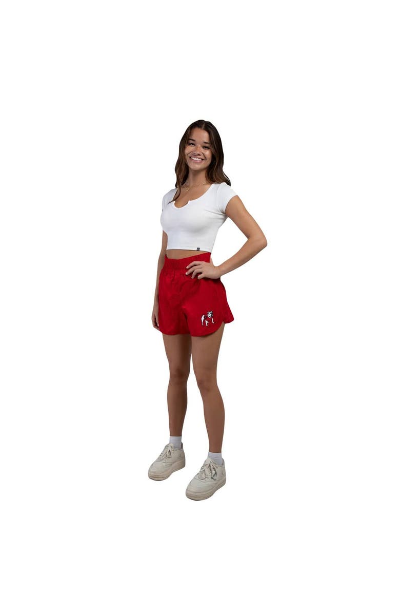 Hype and Vice Women's Hype and Vice Red Georgia Bulldogs Boxer Shorts, Alternate, color, Red