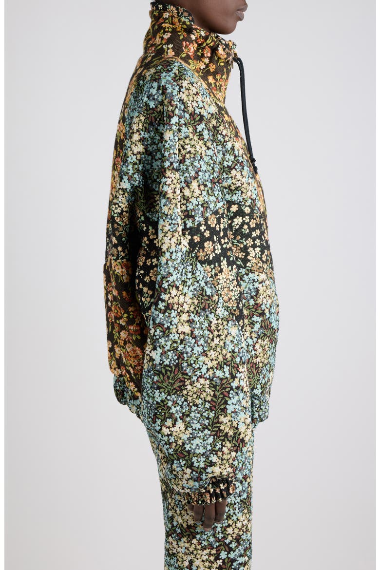 Vango Floral Gobelin Jacquard Jacket, Alternate, color, SKY