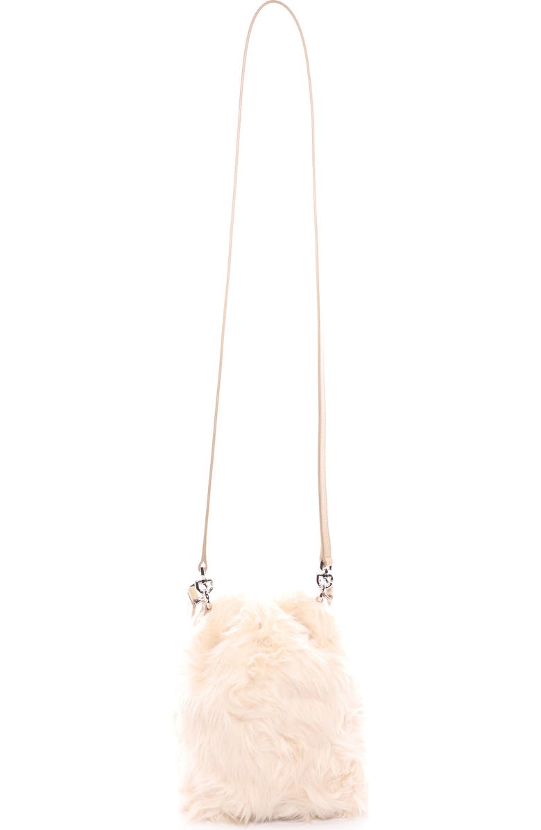 Givenchy 4G Light Faux Fur Bucket Bag, Alternate, color,