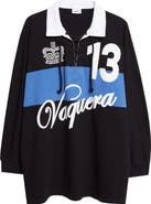 Vaquera Stripe Oversize Cotton Rugby Shirt