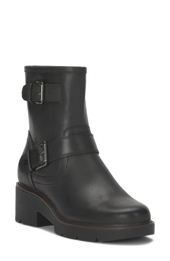 Lucky Brand Migyn Block Heel Bootie In Black