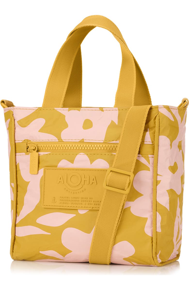 Aloha Collection Fall Flowers Water Resistant Tyvek<sup>®</sup> Crossbody Bag, Main, color,