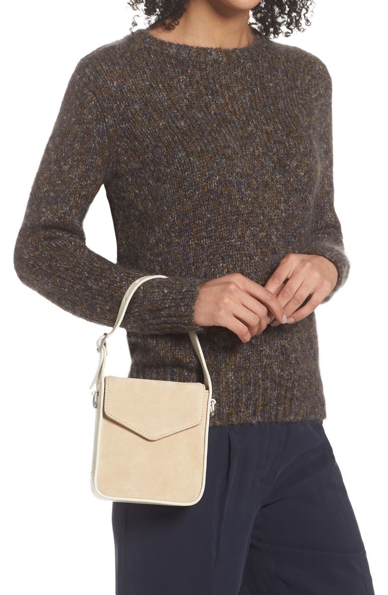 rag & bone Journee Suede Crossbody Bag, Alternate, color,