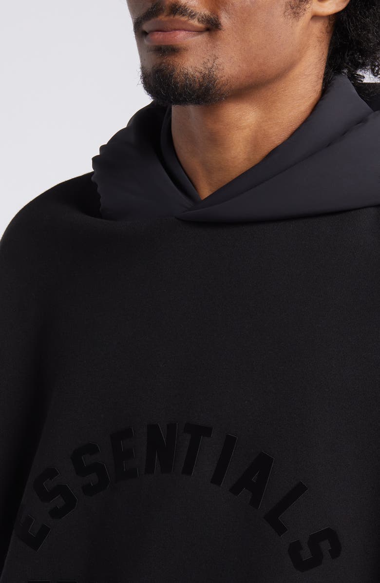 Fear of God Essentials Logo Fleece Graphic Hoodie, Alternate, color,