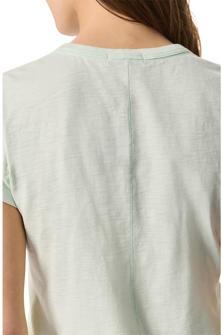 The Slub Organic Pima Cotton T-Shirt, Alternate, color, GREEN LILY