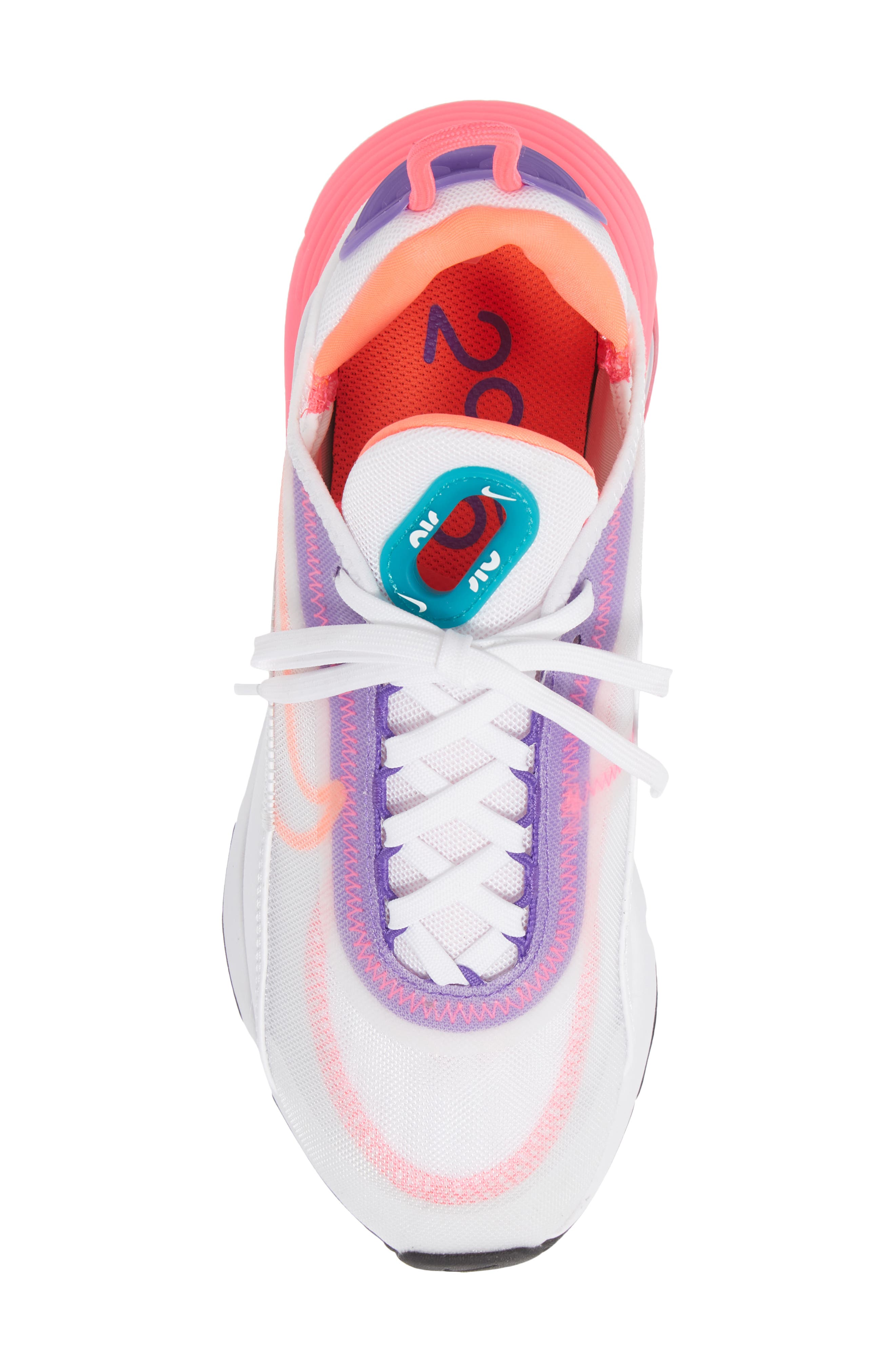 Air Max 2090 Sneaker, Alternate, color, WHITE/ ORANGE/ PHOTON DUST