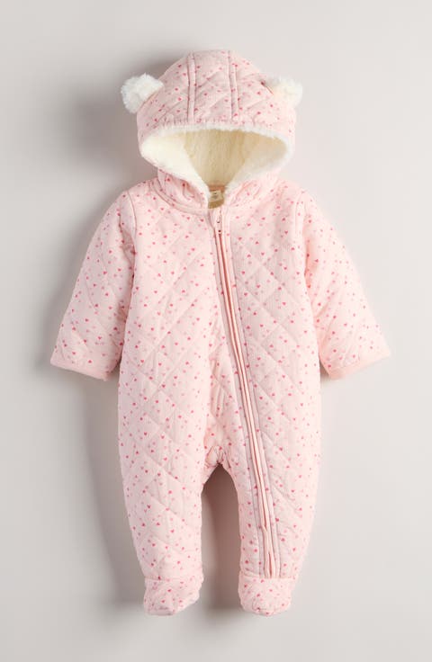 Hooded Quilted Fleece Lined Bunting