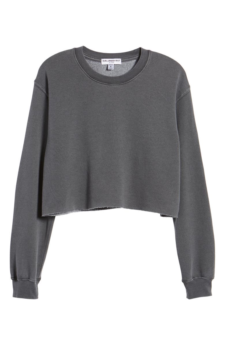 Sub_Urban Riot Gigi Crop Sweatshirt, Alternate, color, 
