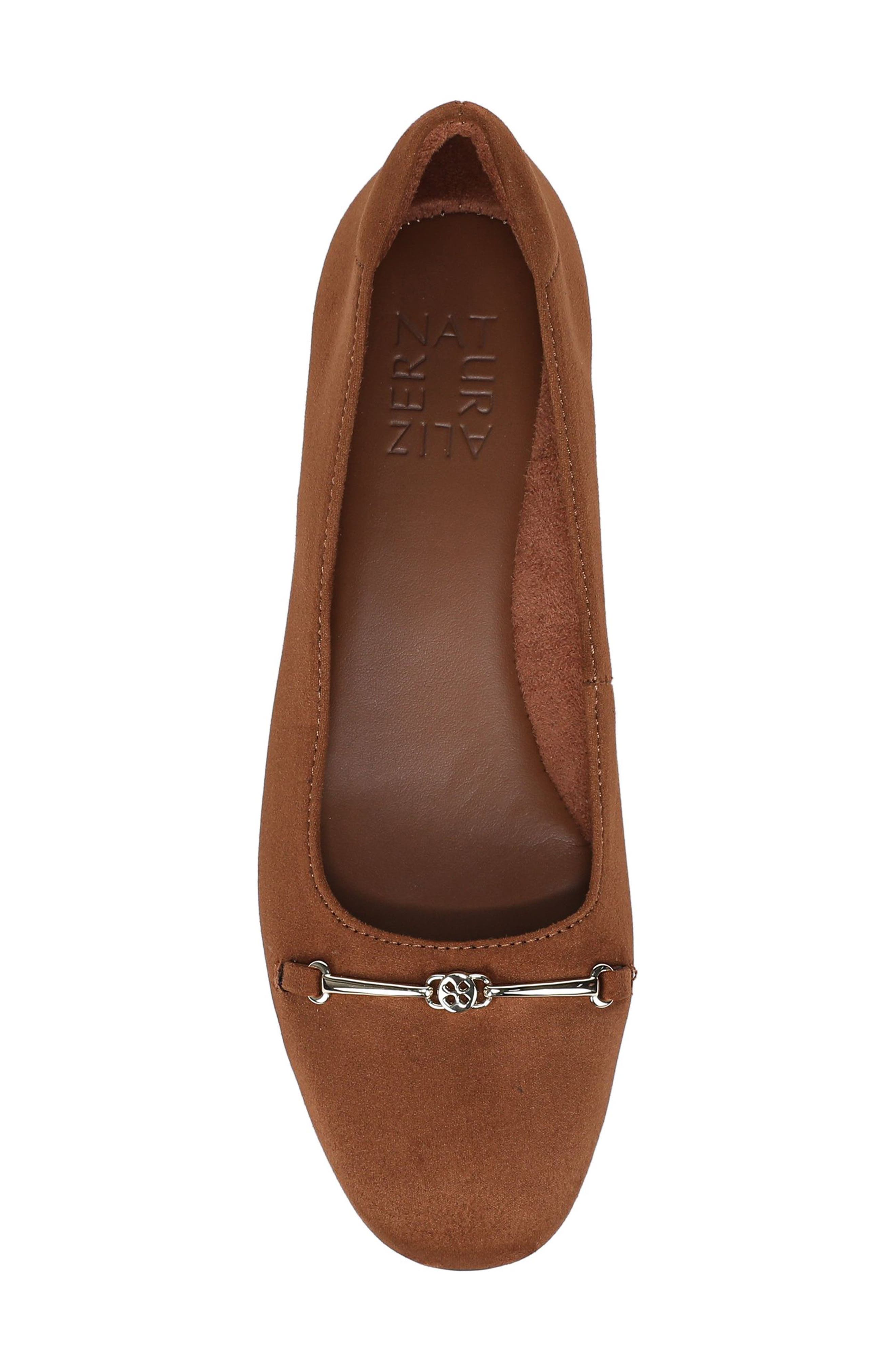 Kendall Flat, Alternate, color, DARK CHESTNUT BROWN MICROFIBER