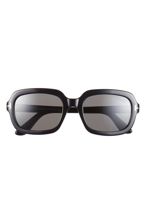 Lana 53mm Polarized Rectangular Sunglasses