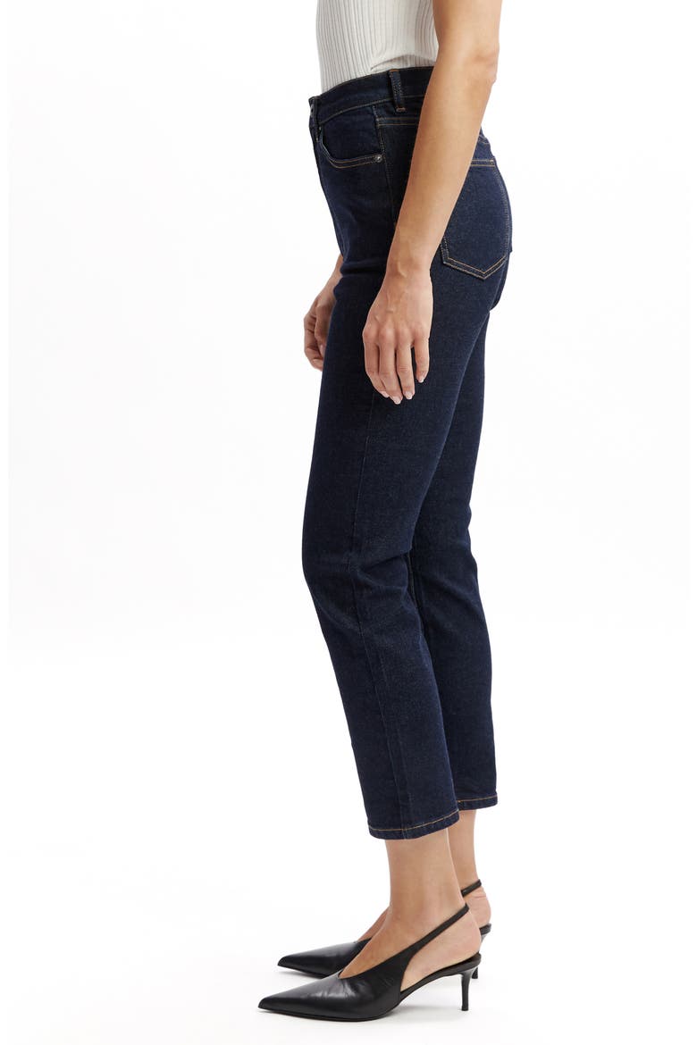 Heidi Straight Leg Crop Jeans, Alternate, color, DARK