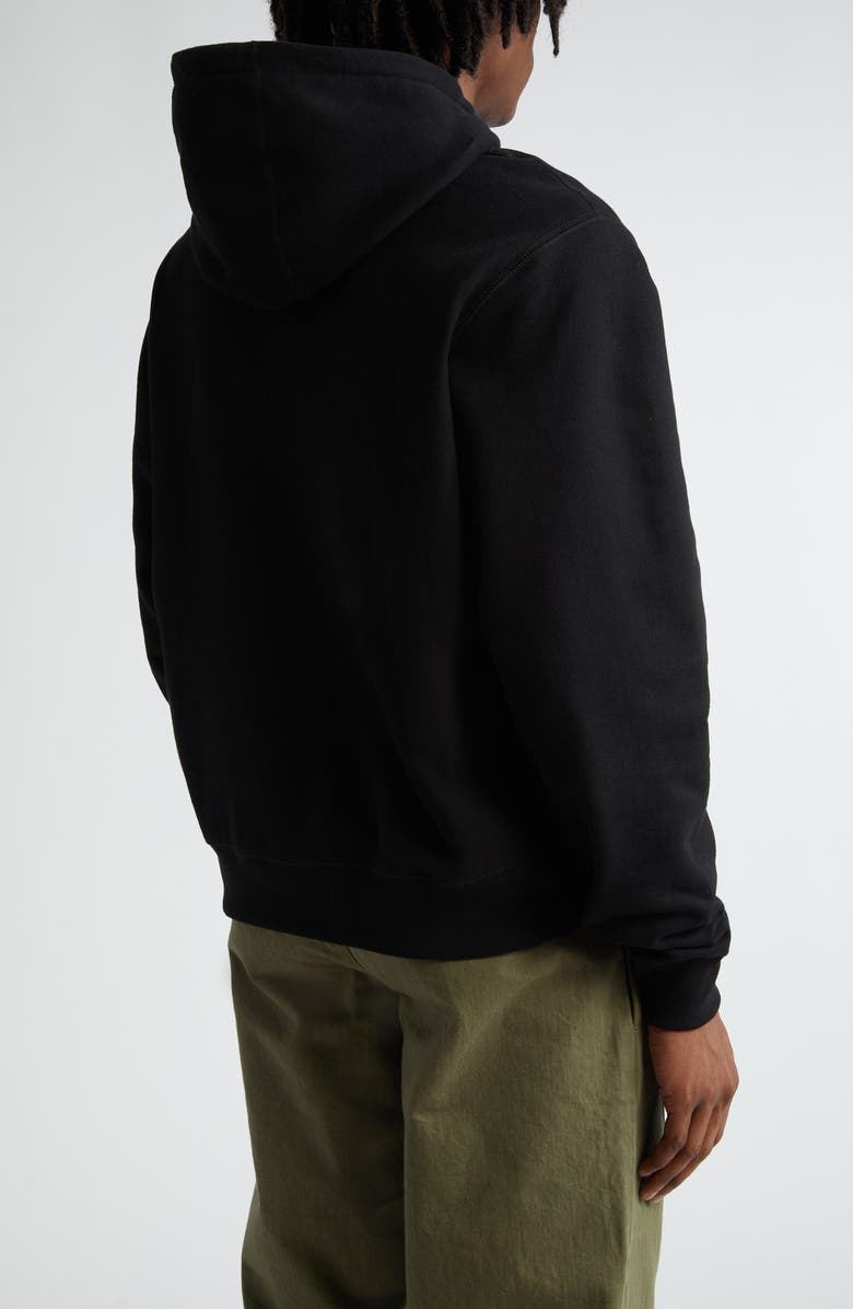 Noah Classic Cotton French Terry Hoodie, Alternate, color, Black