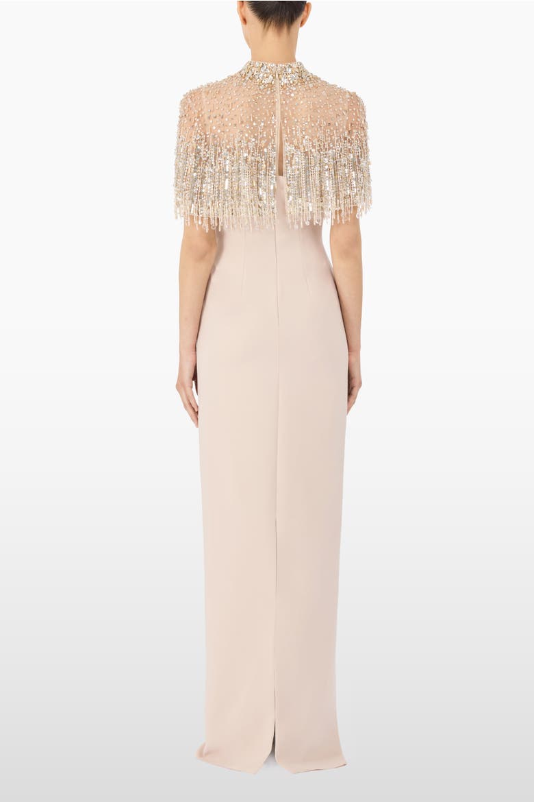 Livia Beaded-Embellishment Maxi Dress, Alternate, color, Moonstone