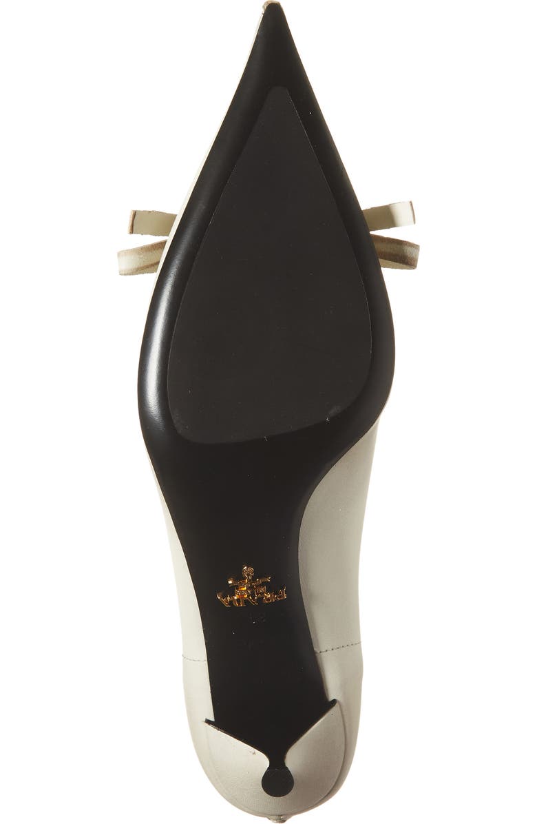 Prada Exposed Seam Kitten Heel Pump, Alternate, color, Talco