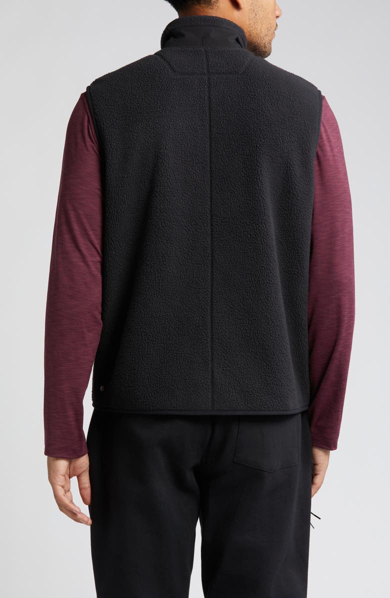 Zella High Pile Fleece Vest, Alternate, color,