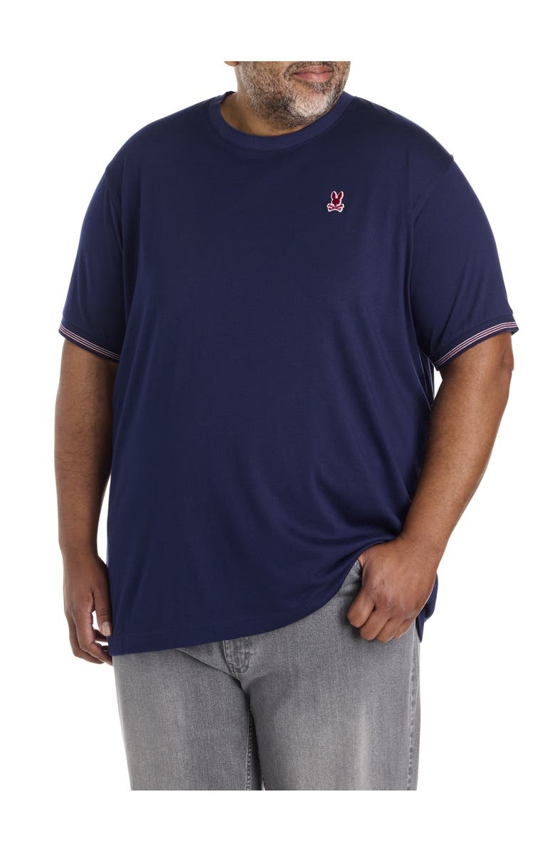 Psycho Bunny Big & Tall Hart T-Shirt, Main, color, Evening Blue