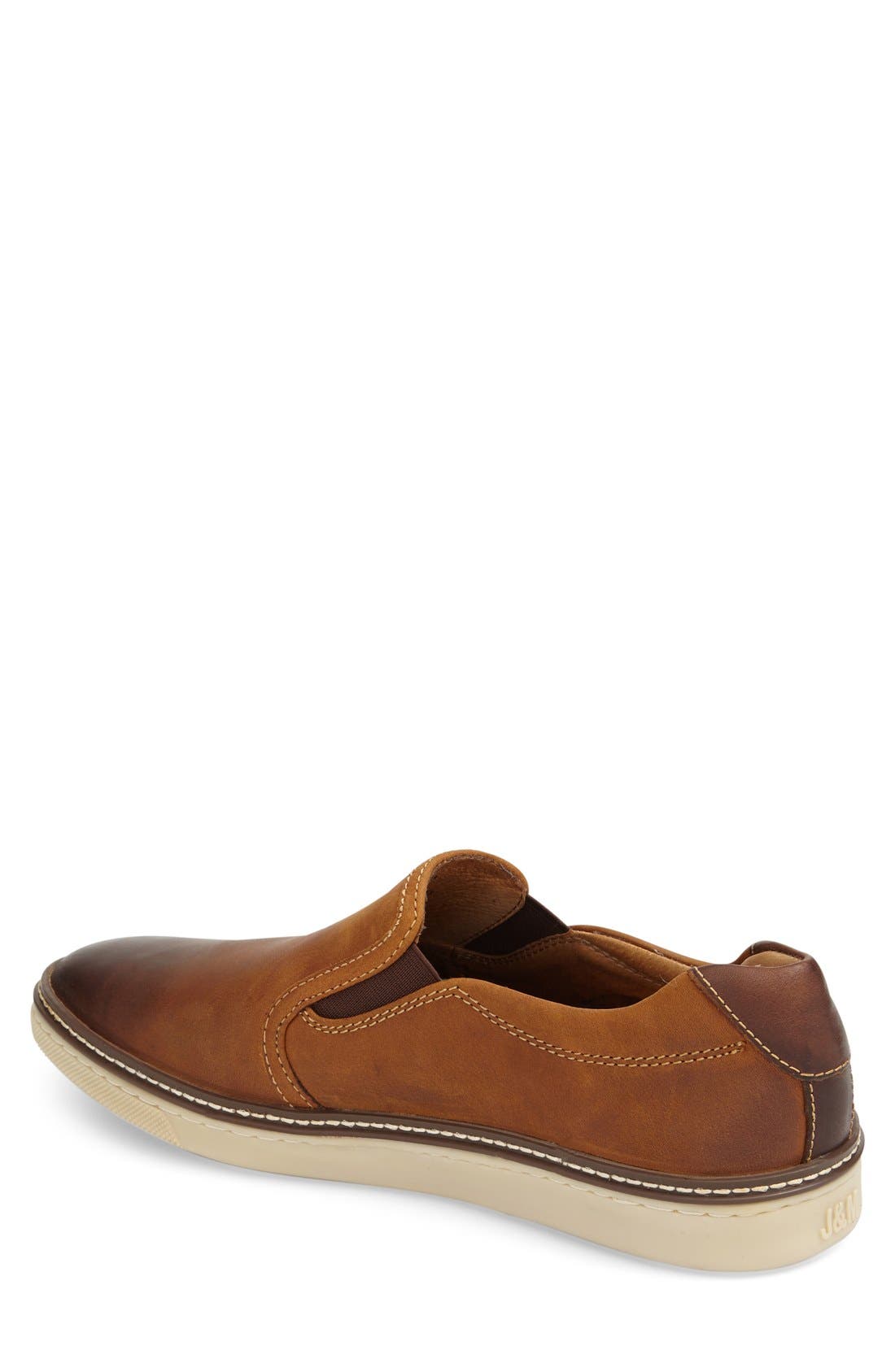 Johnston & Murphy 'McGuffey' Slip-On, Alternate, color, Tan Calfskin