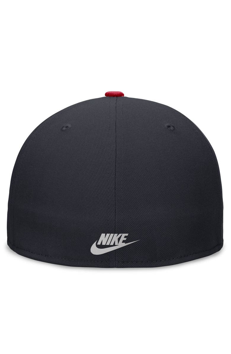 Nike Men's Nike Navy/Red California Angels Rewind Cooperstown True Performance Fitted Hat, Alternate, color, 