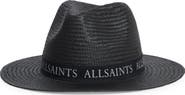 AllSaints Straw Fedora