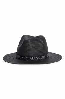 AllSaints Straw Fedora