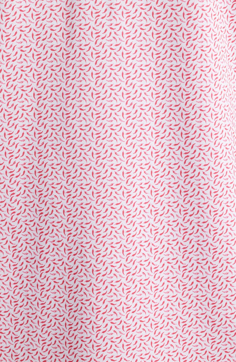johnnie-O Caliente Pepper Print PREP-FORMANCE Golf Polo, Alternate, color, Lobster