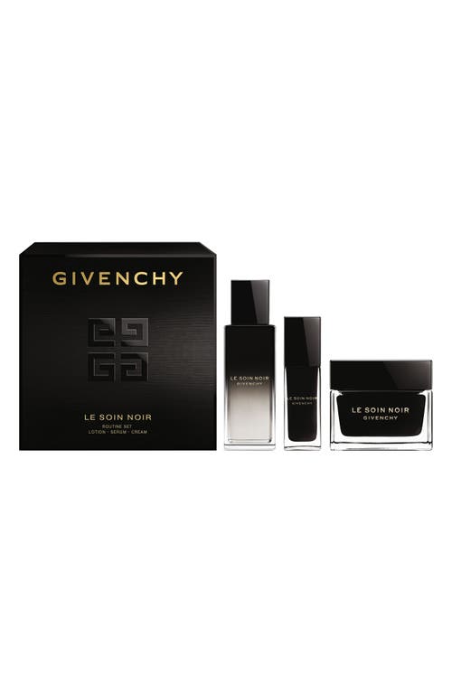 Givenchy Le Soin Noir Discovery Routine 3-piece Set In Transparent